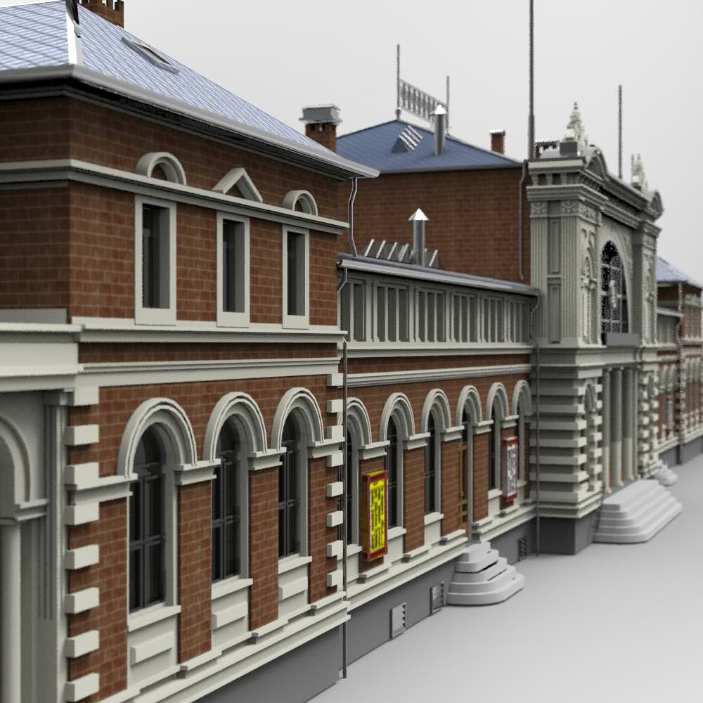 Bonn Station 3D model_5