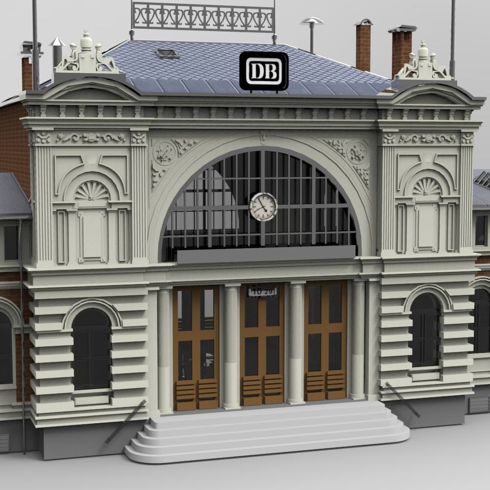 Bonn Station 3D model_4