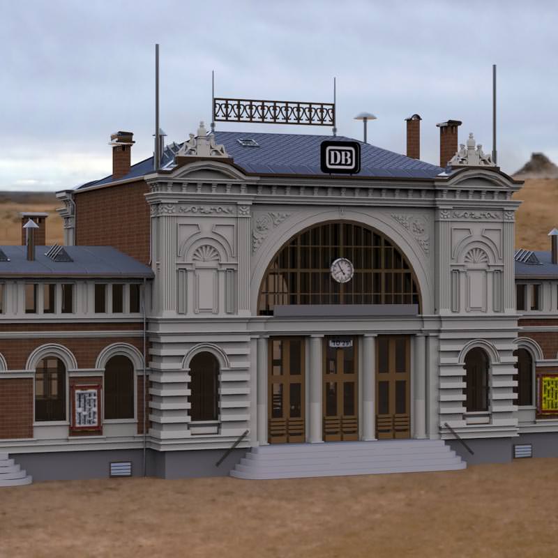 Bonn Station 3D model_2