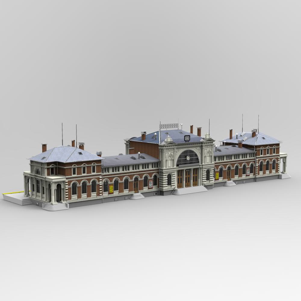 Bonn Station 3D model_3