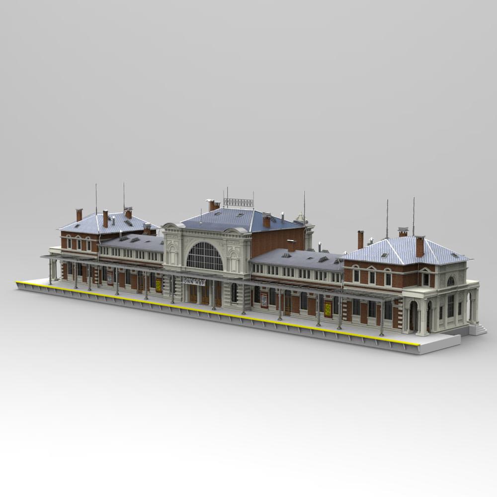 Bonn Station 3D model_1