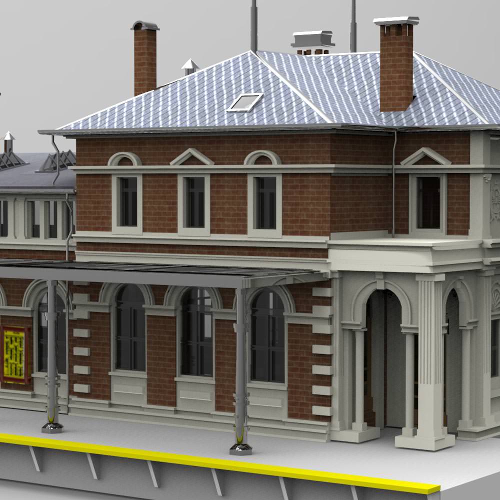 Bonn Station 3D model_7