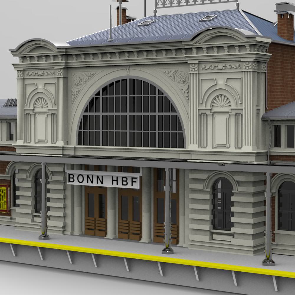 Bonn Station 3D model_6