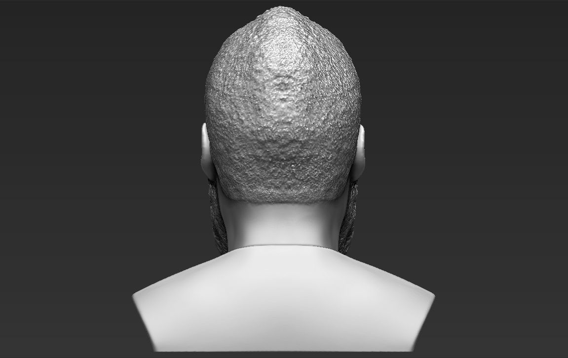 James Harden bust 3D printing ready stl obj formats 3D print model_7