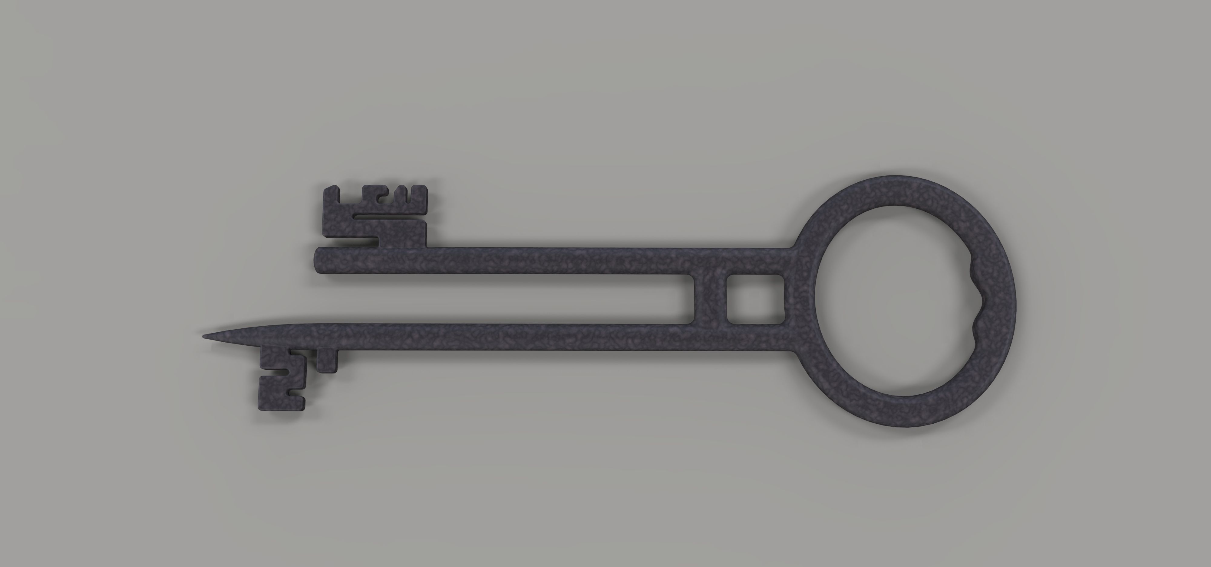 Key of Davy Jones from movie Pirates of the Caribbean 2 3D print model_9
