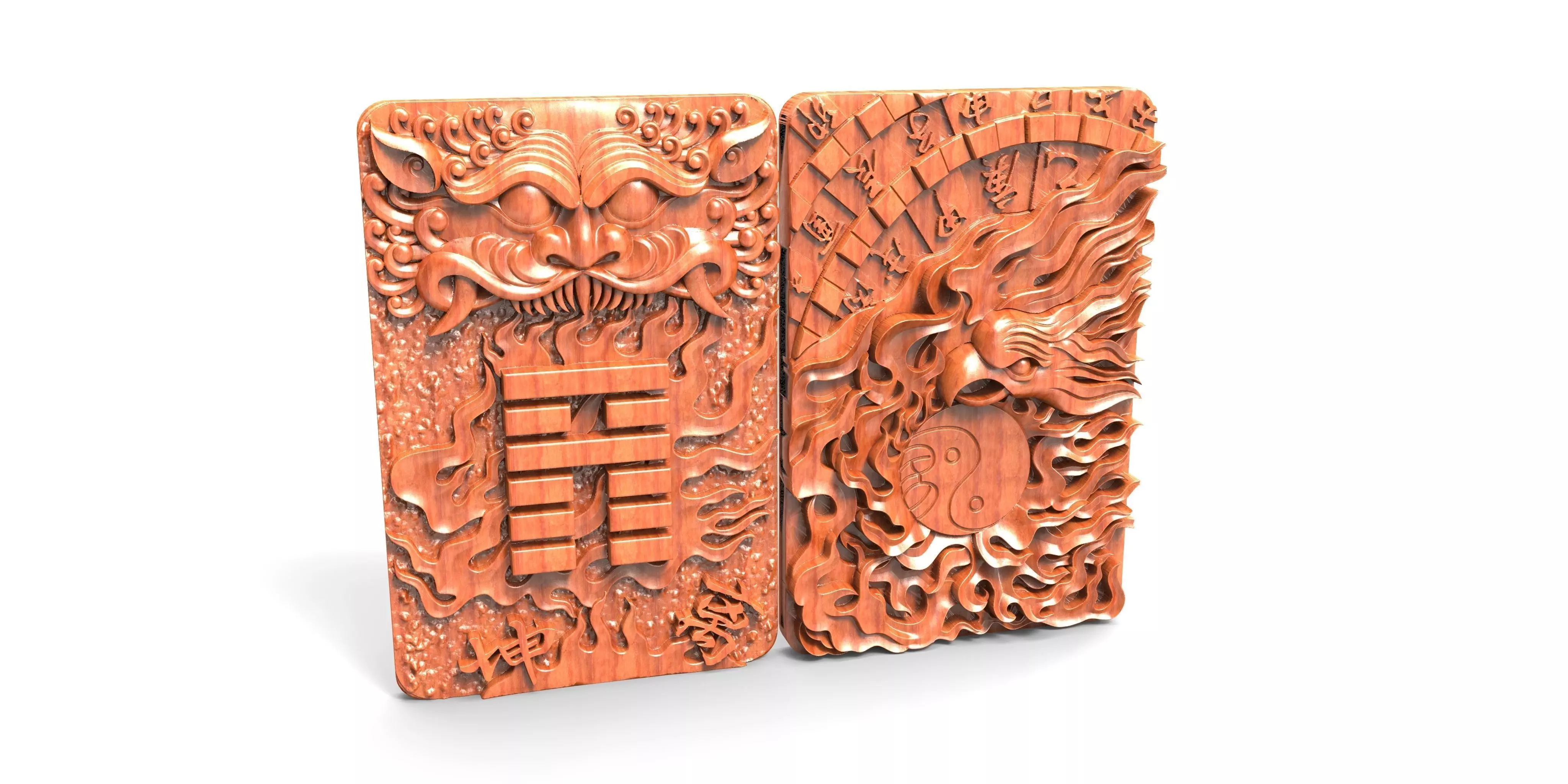 jade carving 3D print model_0