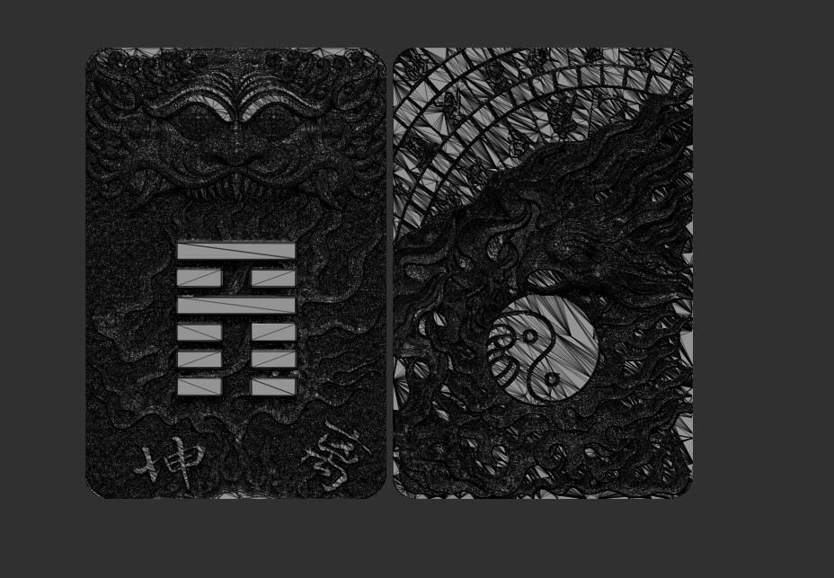 jade carving 3D print model_3