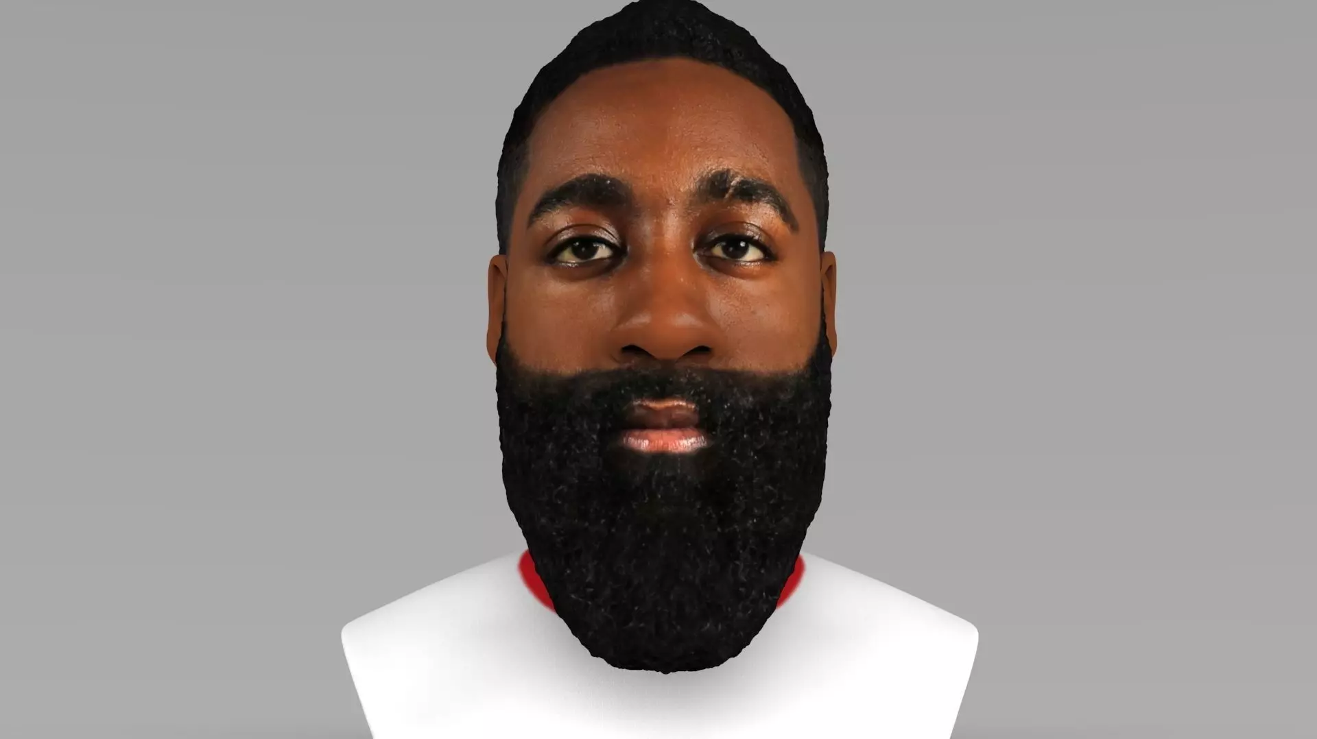 James Harden bust ready for full color 3D printing 3D print model_0