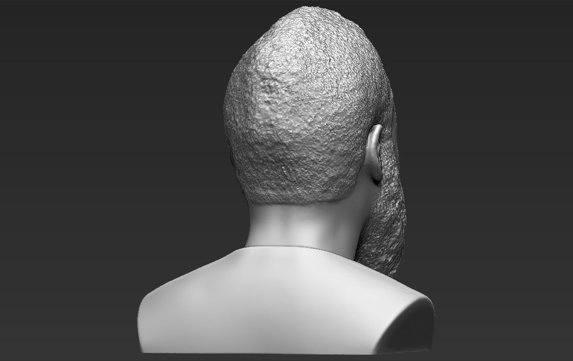 James Harden bust ready for full color 3D printing 3D print model_31