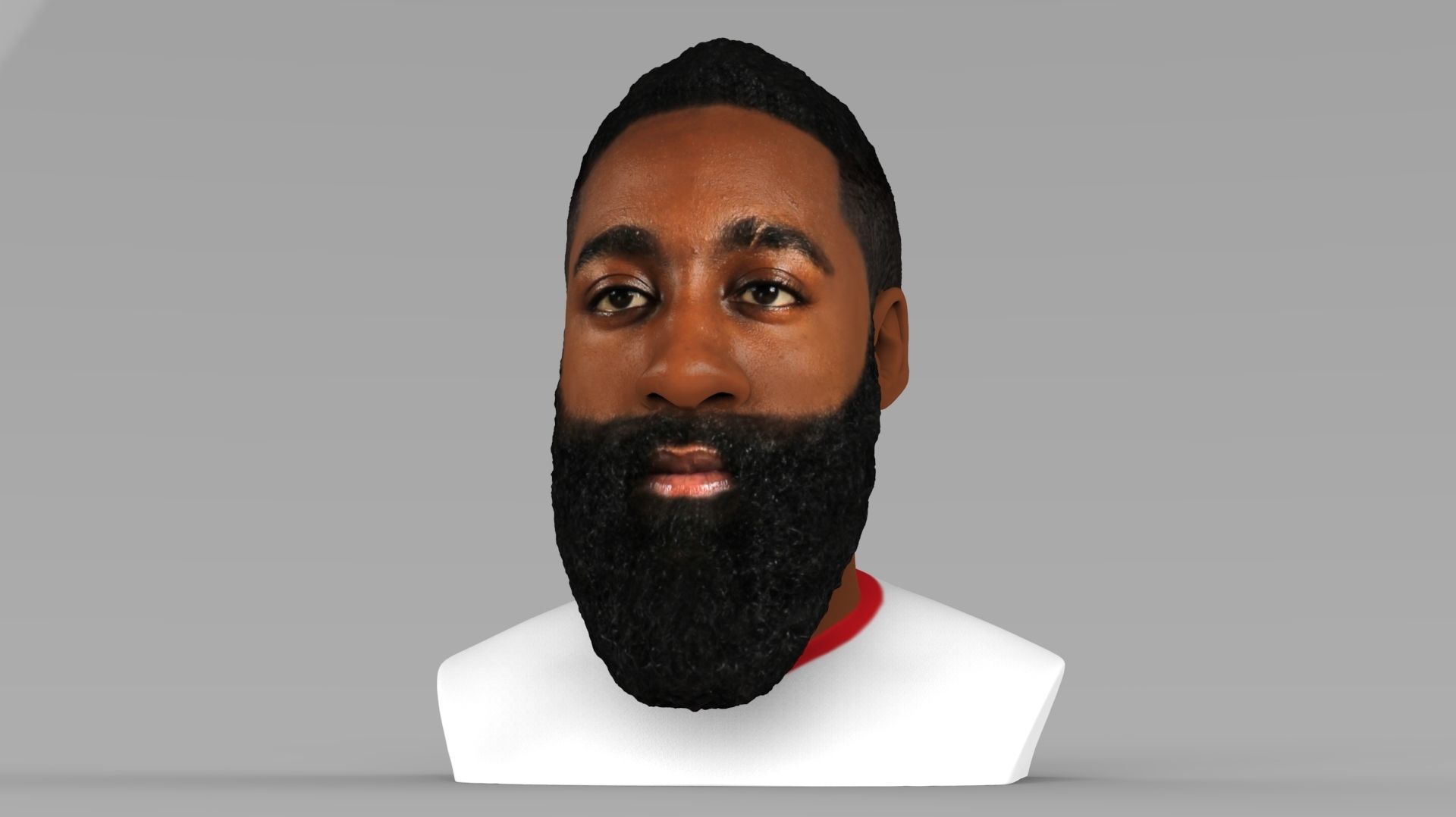 James Harden bust ready for full color 3D printing 3D print model_1