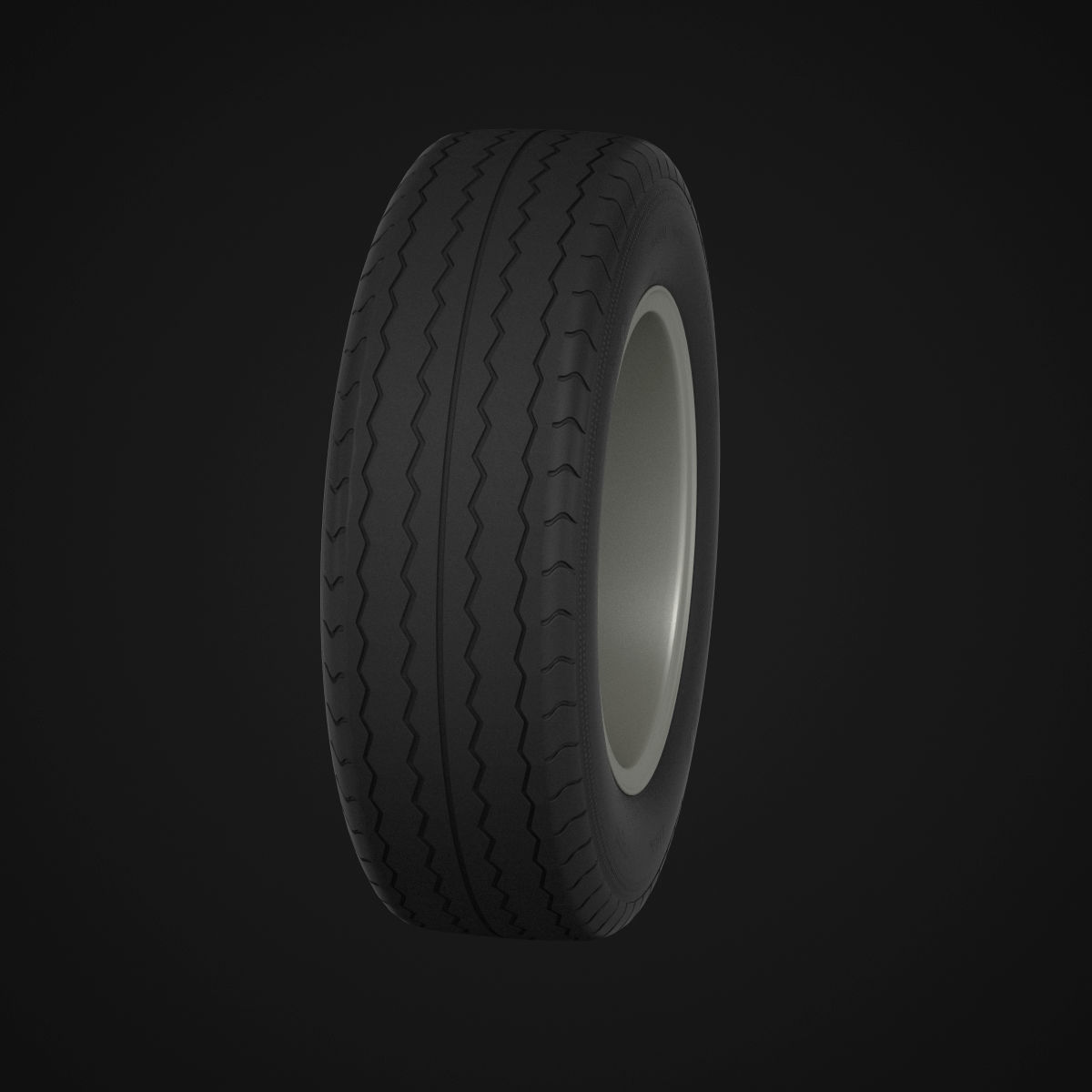 Avon CR6 ZZ tyres - Borrani rims 3D model_17