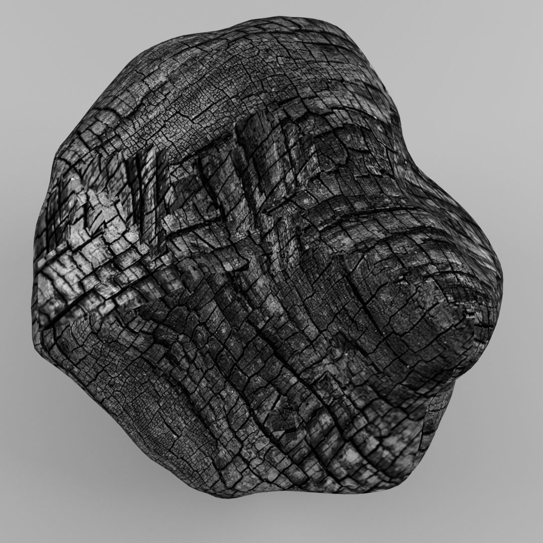 Fire Tree Coal 3D Model 2019 - New Cool Model Coal Texture_2