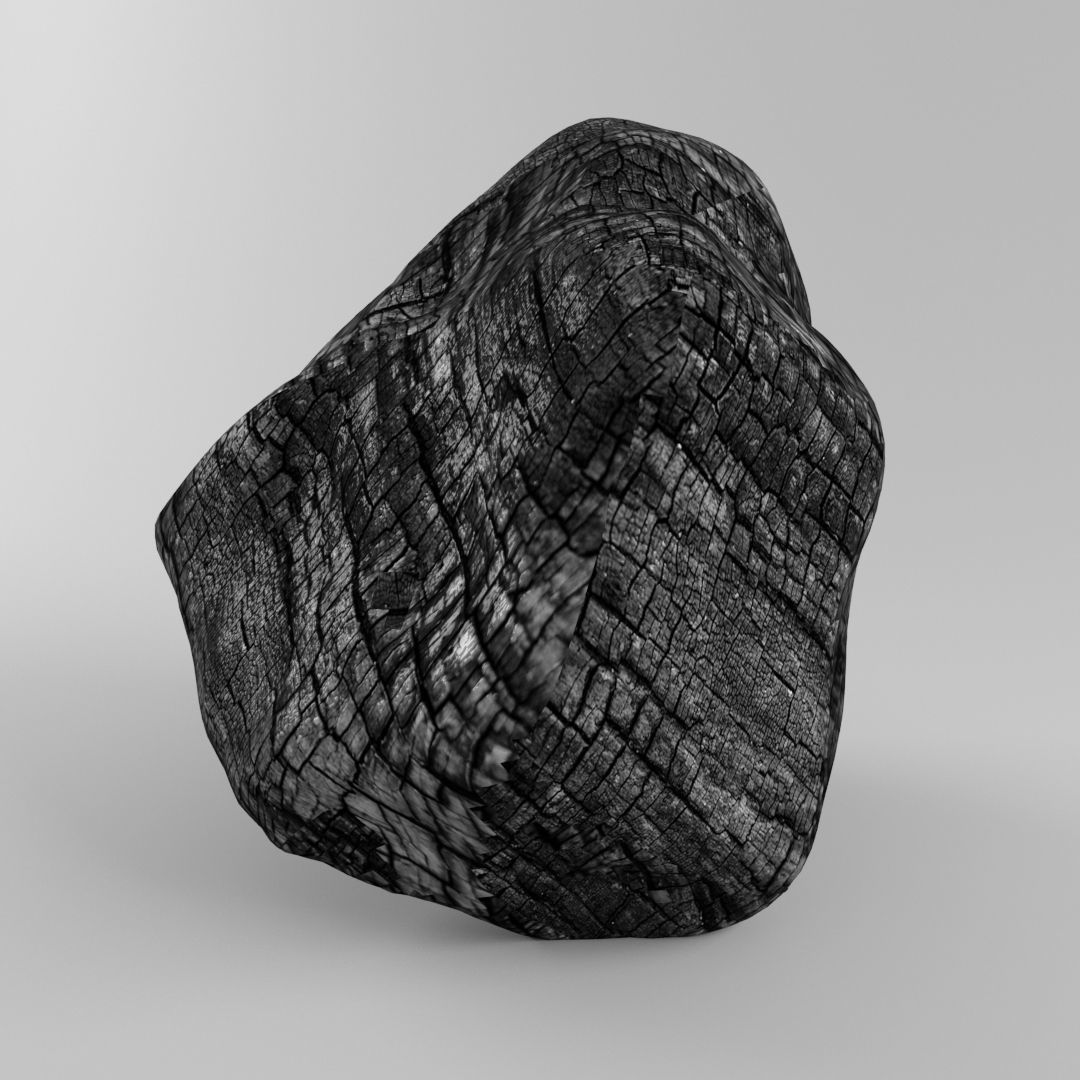 Fire Tree Coal 3D Model 2019 - New Cool Model Coal Texture_3