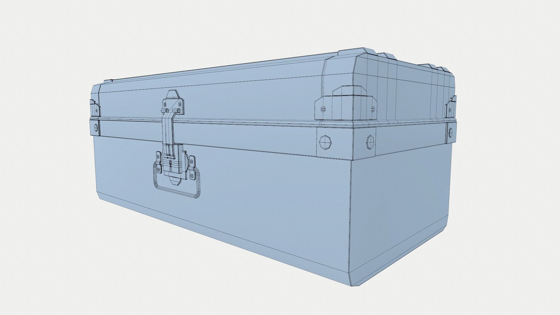 Dark Chest  Low poly 3Dmodel Low-poly 3D model_8