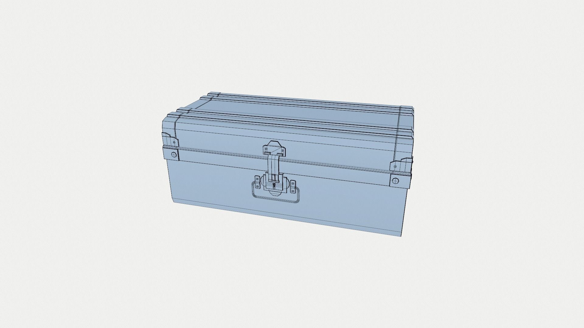 Dark Chest  Low poly 3Dmodel Low-poly 3D model_10