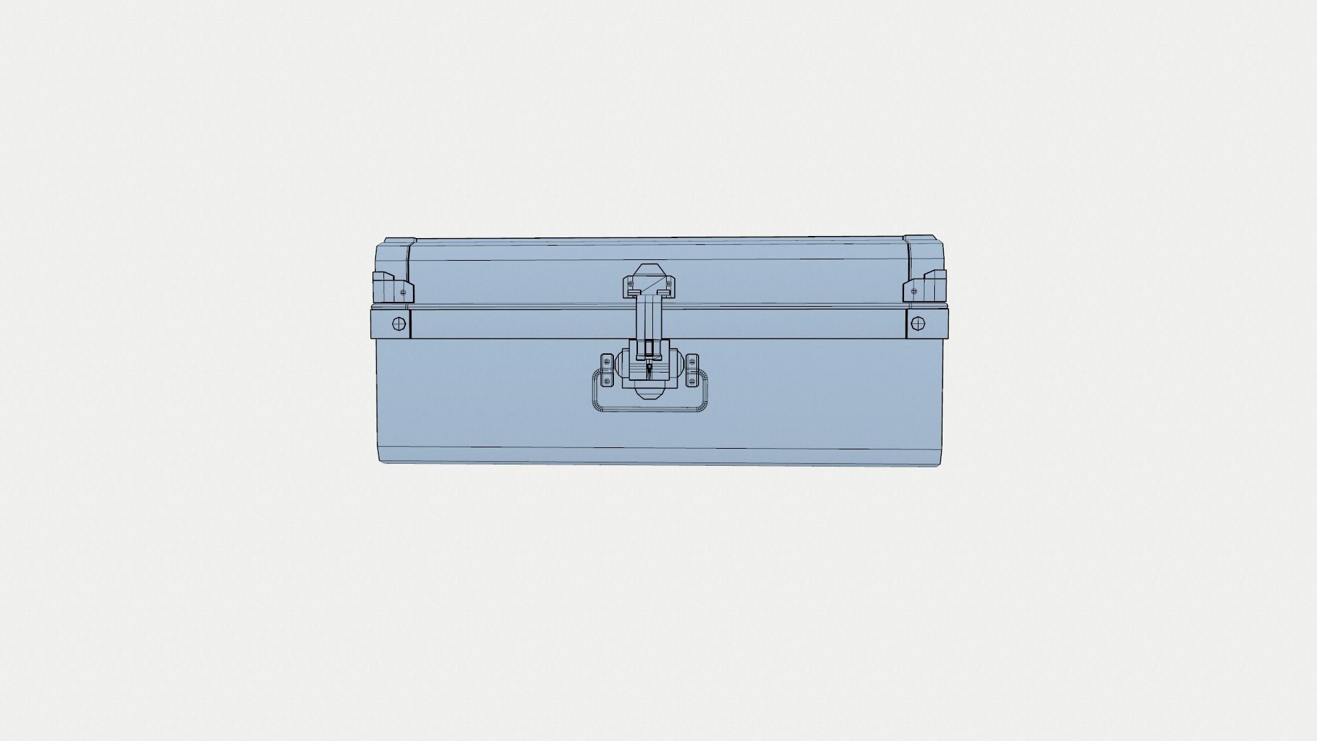 Dark Chest  Low poly 3Dmodel Low-poly 3D model_7