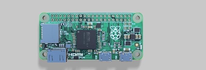raspberry pi zero w 3D model