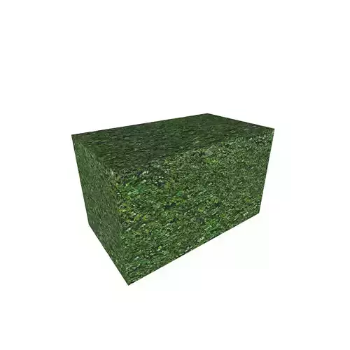Hedges Block Low-poly 3D model