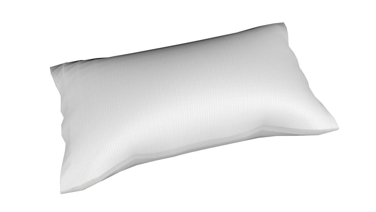 Pillow 02 Low-poly 3D model_1
