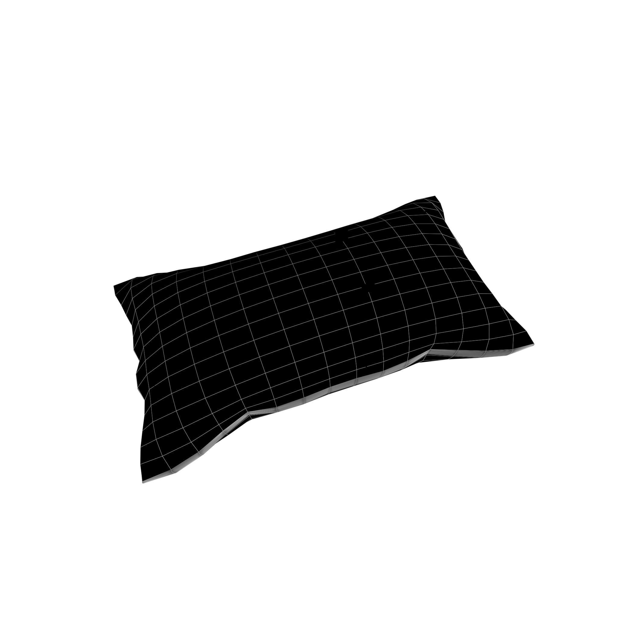 Pillow 02 Low-poly 3D model_6