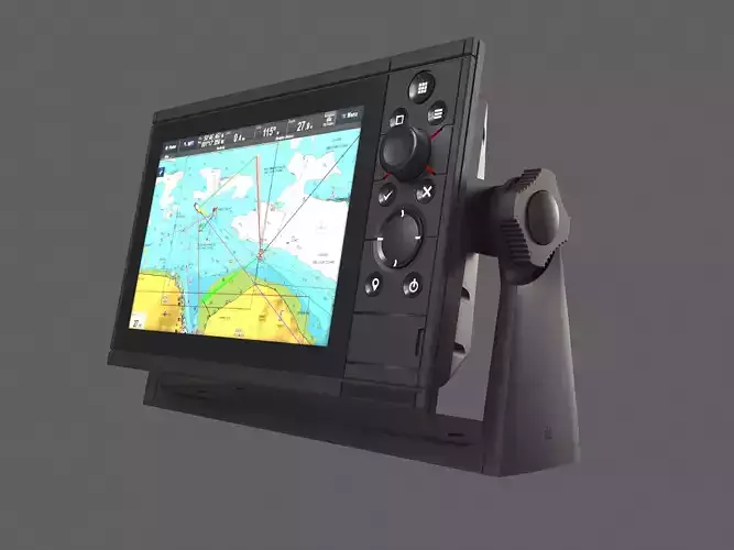 Marine GPS system - Simrad type 3D model