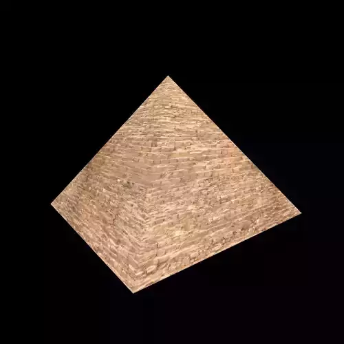 Pyramid egyptian - egyptian Low-poly 3D model