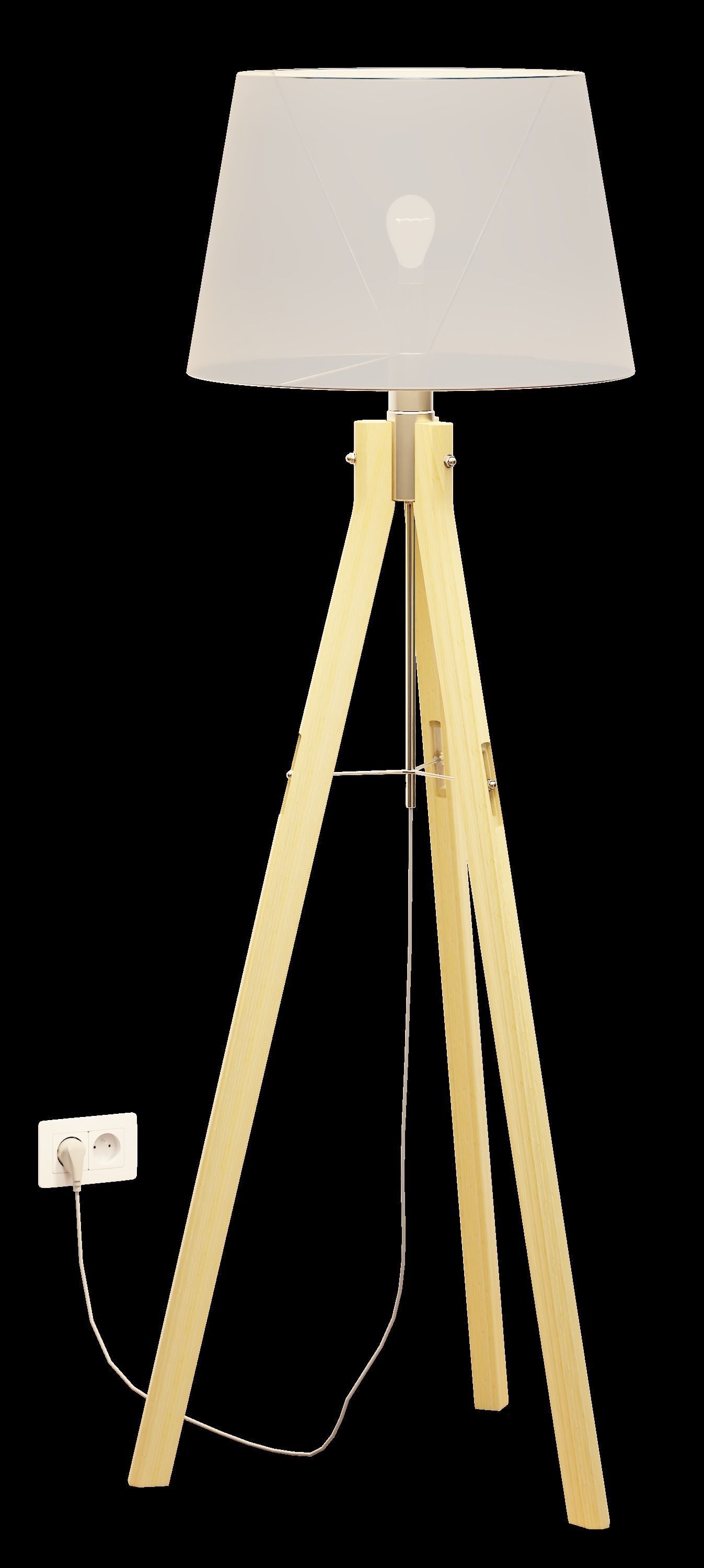 Floor Lamp Loft Industrial 3D model_5