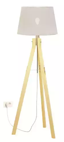 Floor Lamp Loft Industrial 3D model