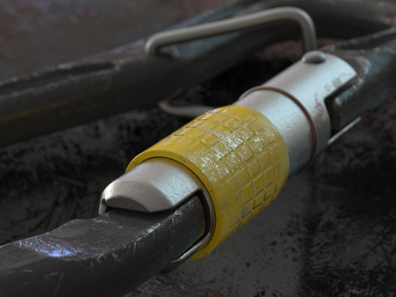 Carabiner 3D model_1