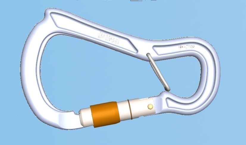 Carabiner 3D model_4
