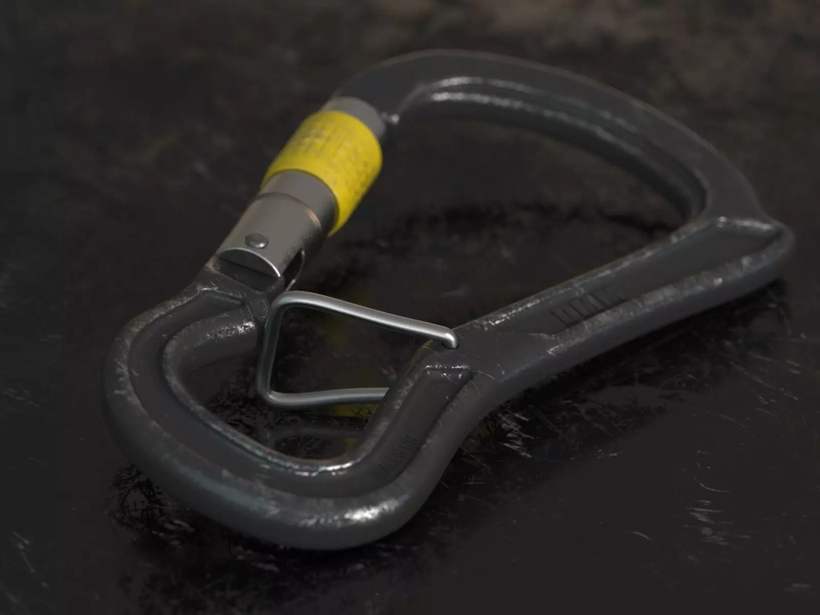 Carabiner 3D model_0