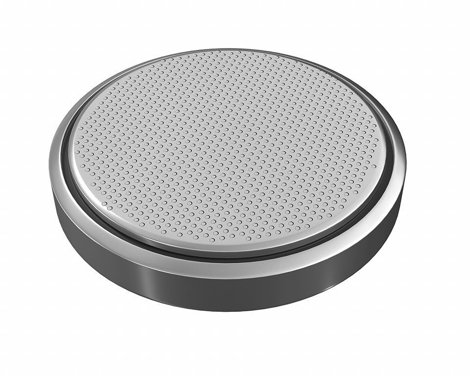 CR2032 Lithium Button Battery 3V 3D model_2