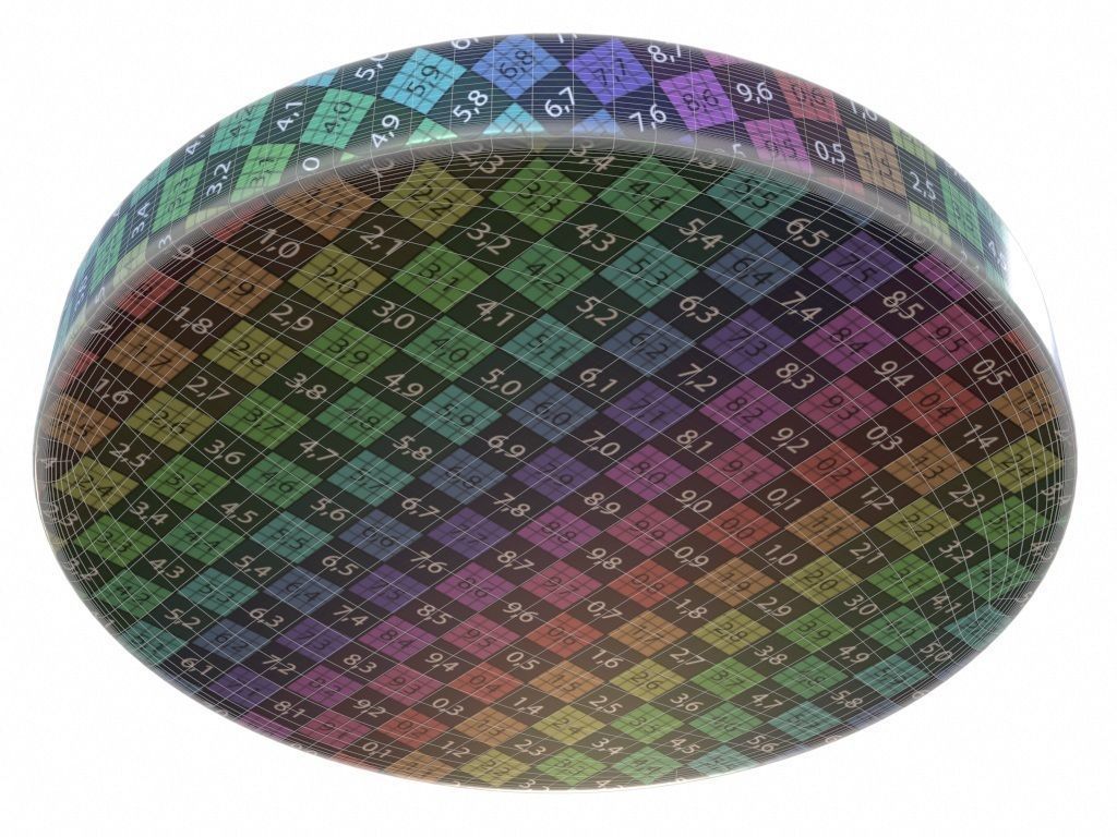 CR2032 Lithium Button Battery 3V 3D model_8