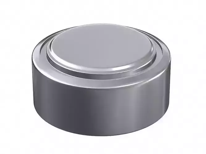 LR44 Alkaline Button Battery A76 1 55V 3D model