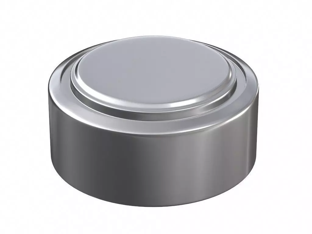 LR44 Alkaline Button Battery A76 1 55V 3D model_0