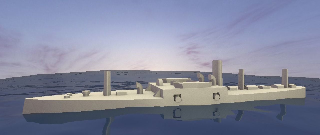 Ironclad Sete de Setembro 3D print model_4