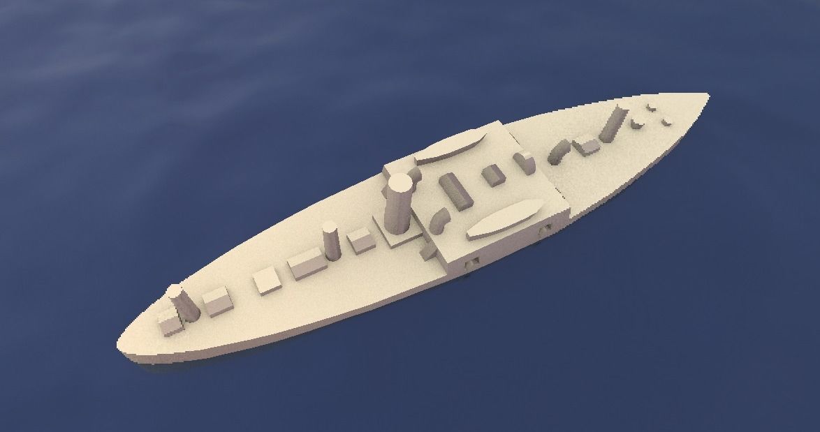 Ironclad Sete de Setembro 3D print model_8