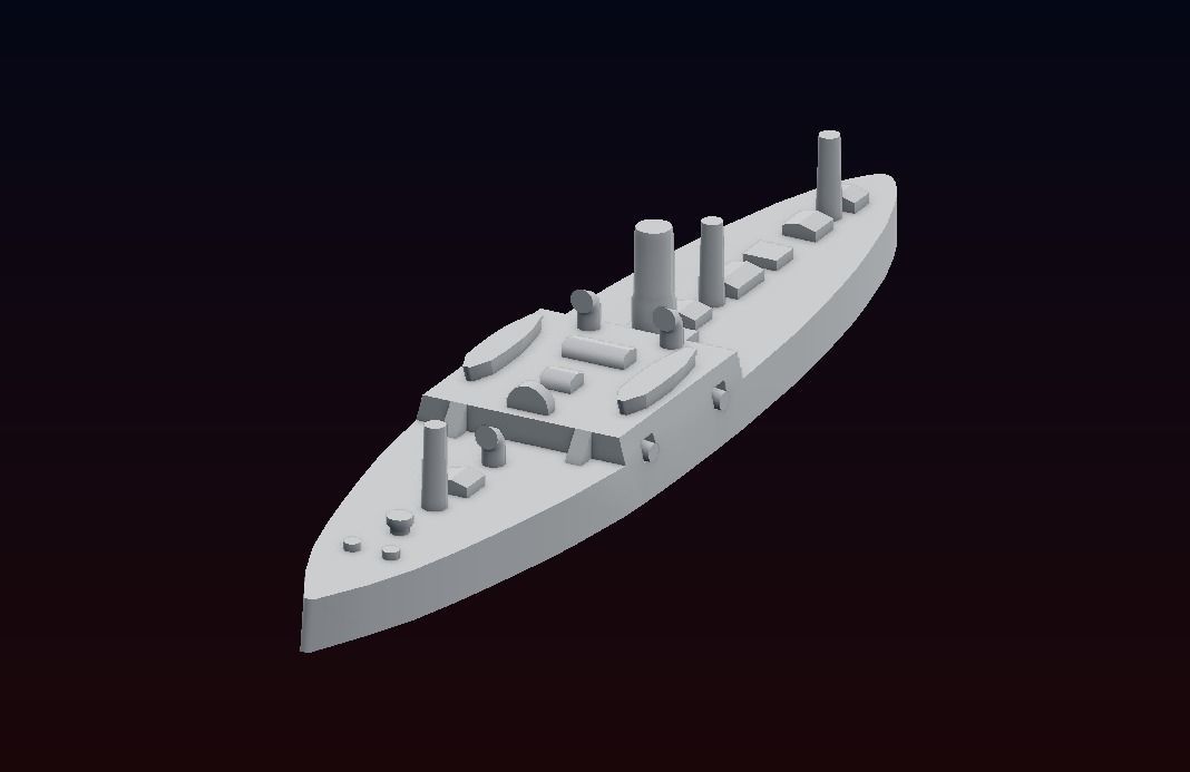 Ironclad Sete de Setembro 3D print model_13