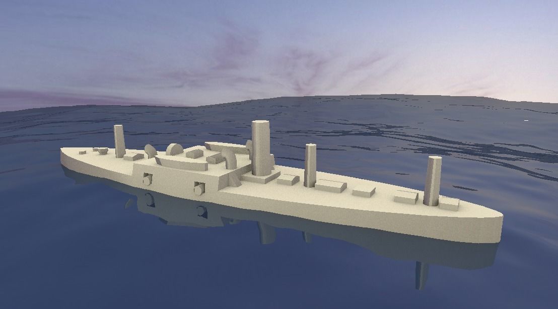 Ironclad Sete de Setembro 3D print model_5