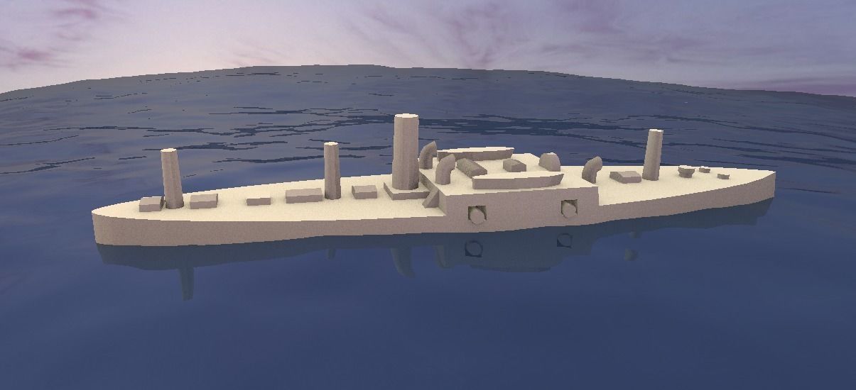 Ironclad Sete de Setembro 3D print model_9