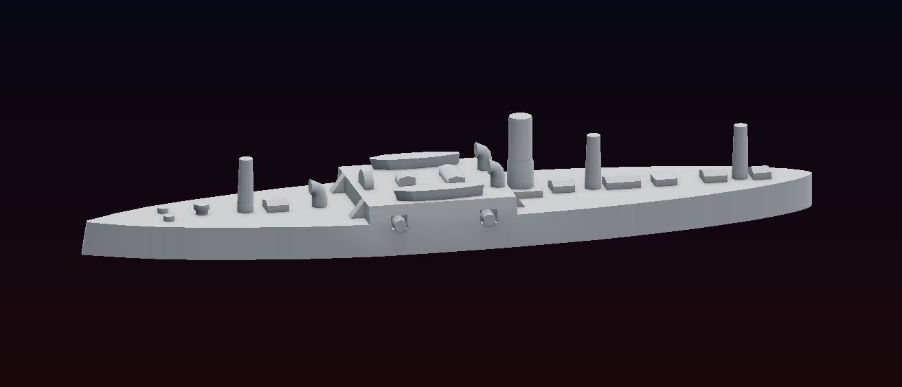 Ironclad Sete de Setembro 3D print model_1