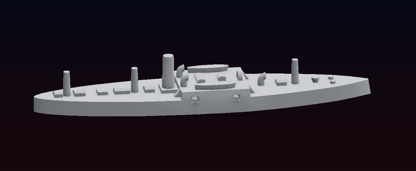 Ironclad Sete de Setembro 3D print model_18