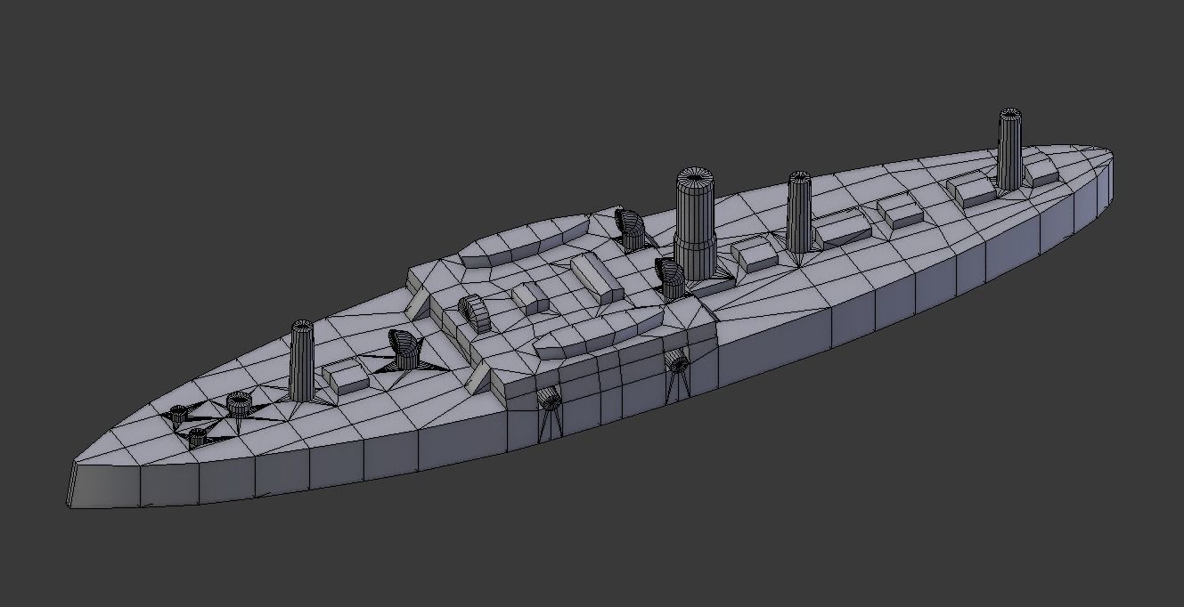 Ironclad Sete de Setembro 3D print model_22
