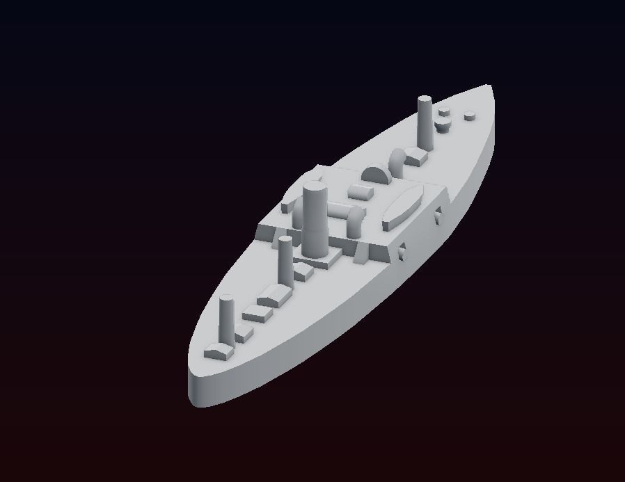 Ironclad Sete de Setembro 3D print model_16