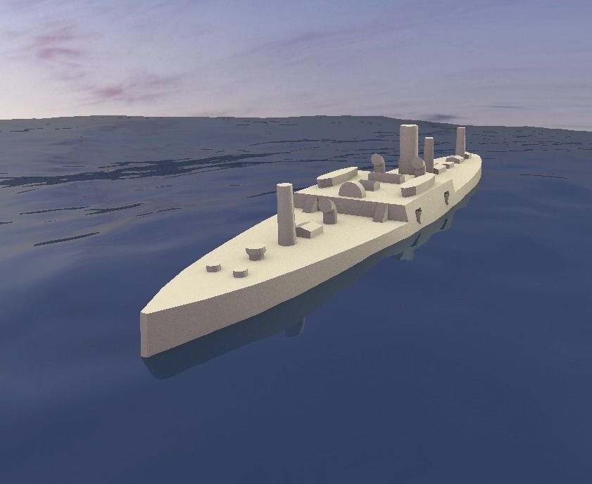 Ironclad Sete de Setembro 3D print model_2