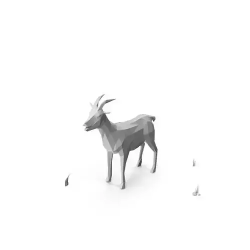 Low Poly Goat