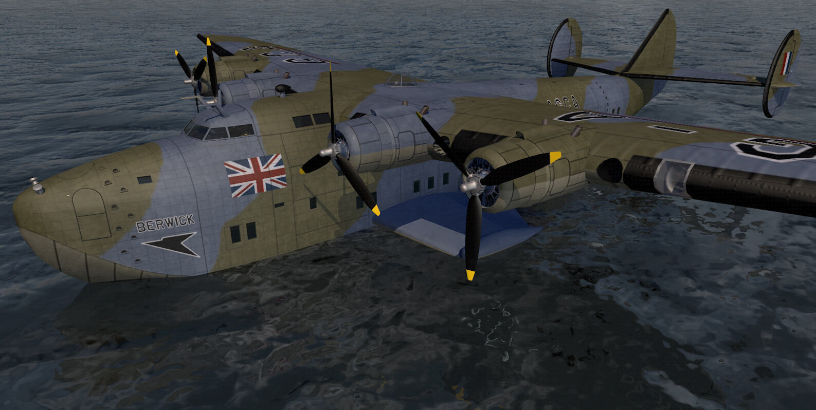 Boeing B-314 Clipper - C-98 3D model_16