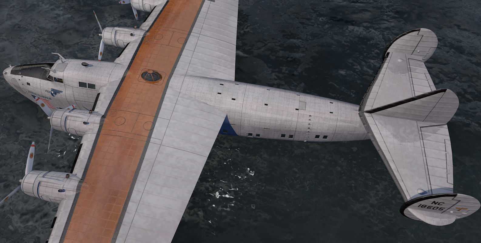 Boeing B-314 Clipper - C-98 3D model_5