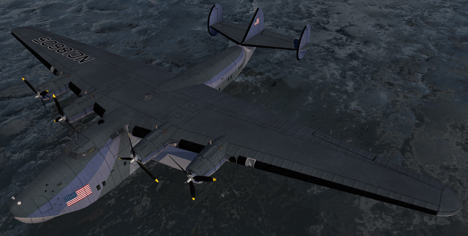 Boeing B-314 Clipper - C-98 3D model_18