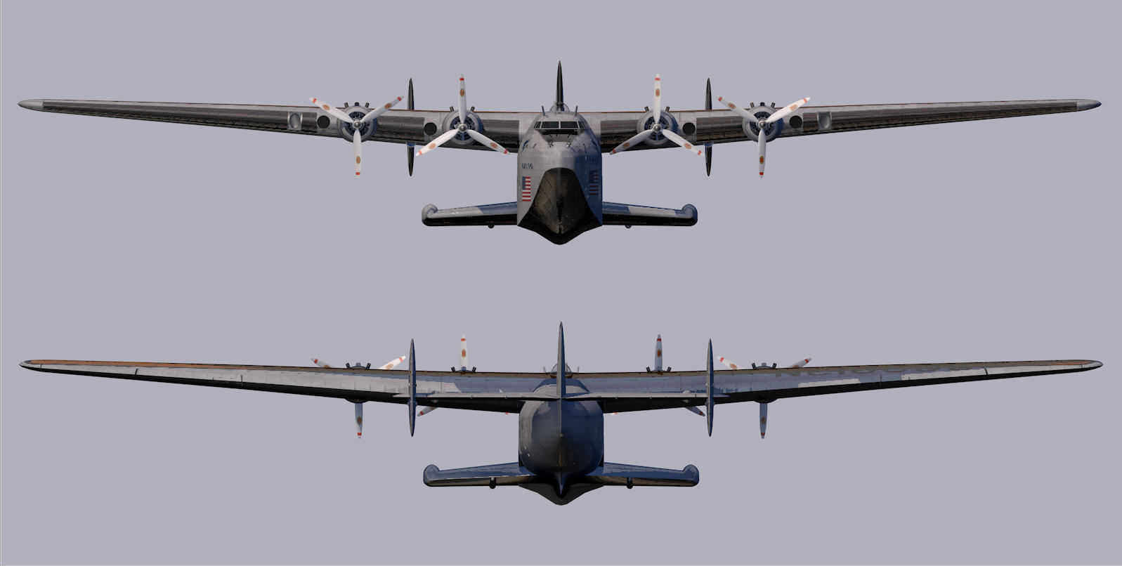 Boeing B-314 Clipper - C-98 3D model_7